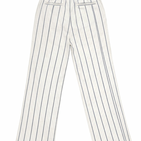 Old Navy Taylor Wide Leg Trouser Extra High Rise Stripe M - Picture 2 of 6